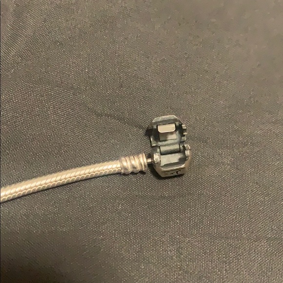 Pandora 7.9 inch snake chain charm bracelet - Picture 4 of 4